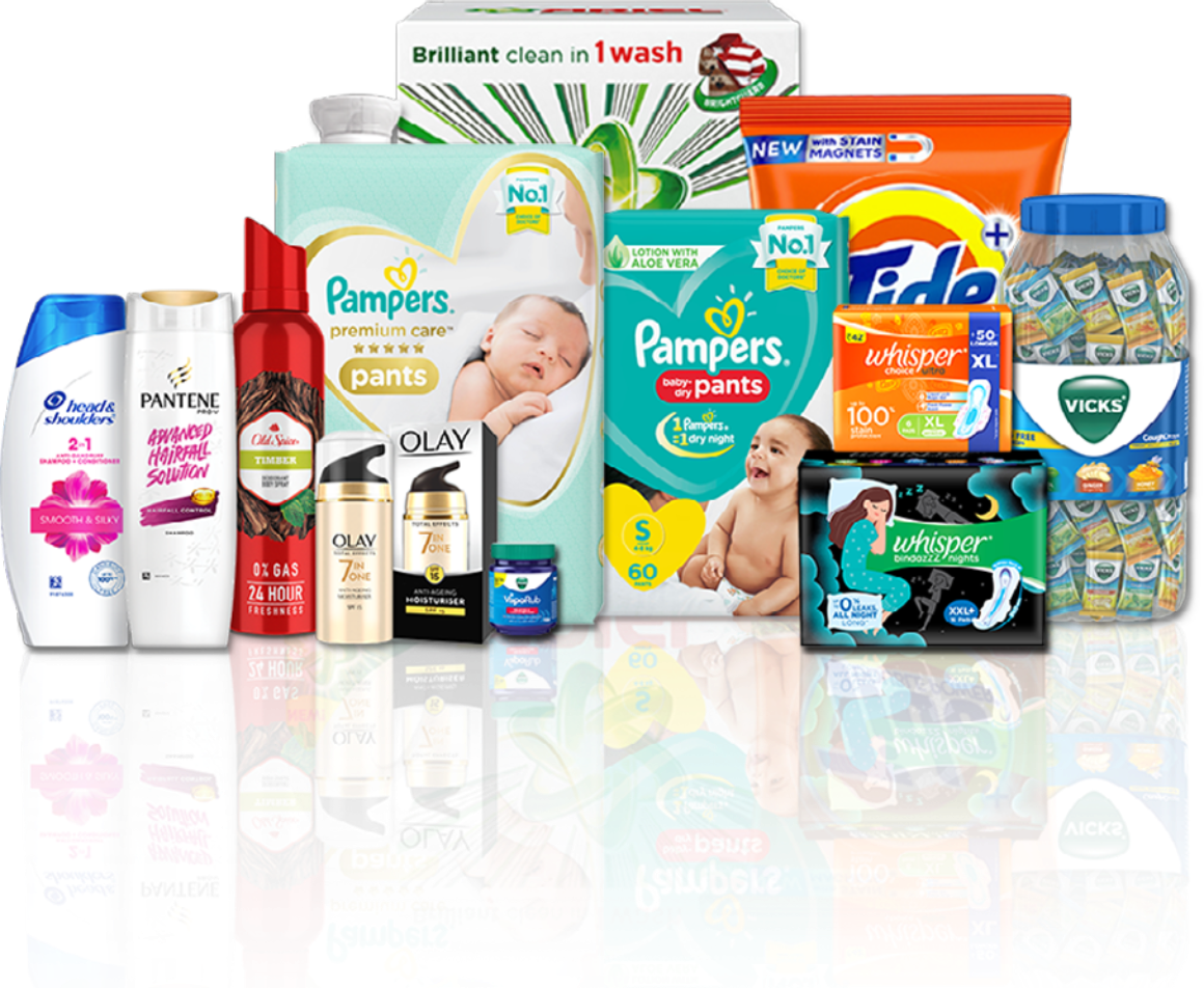 PG Products Home Screen